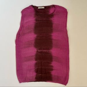 Prada tie dye knit shell tank top